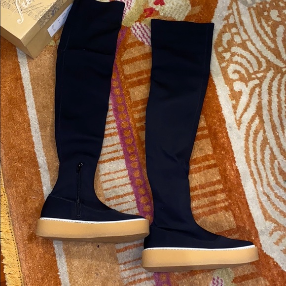 Free people 38 black outer limits stretch boots - Picture 3 of 7